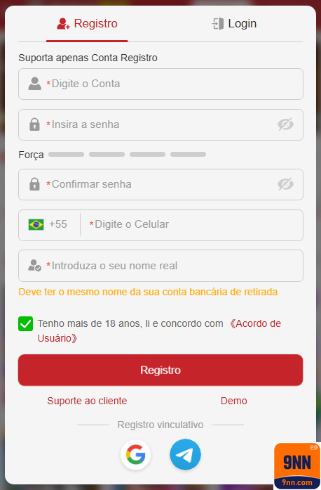 Experiência de Jogos 9nn.com